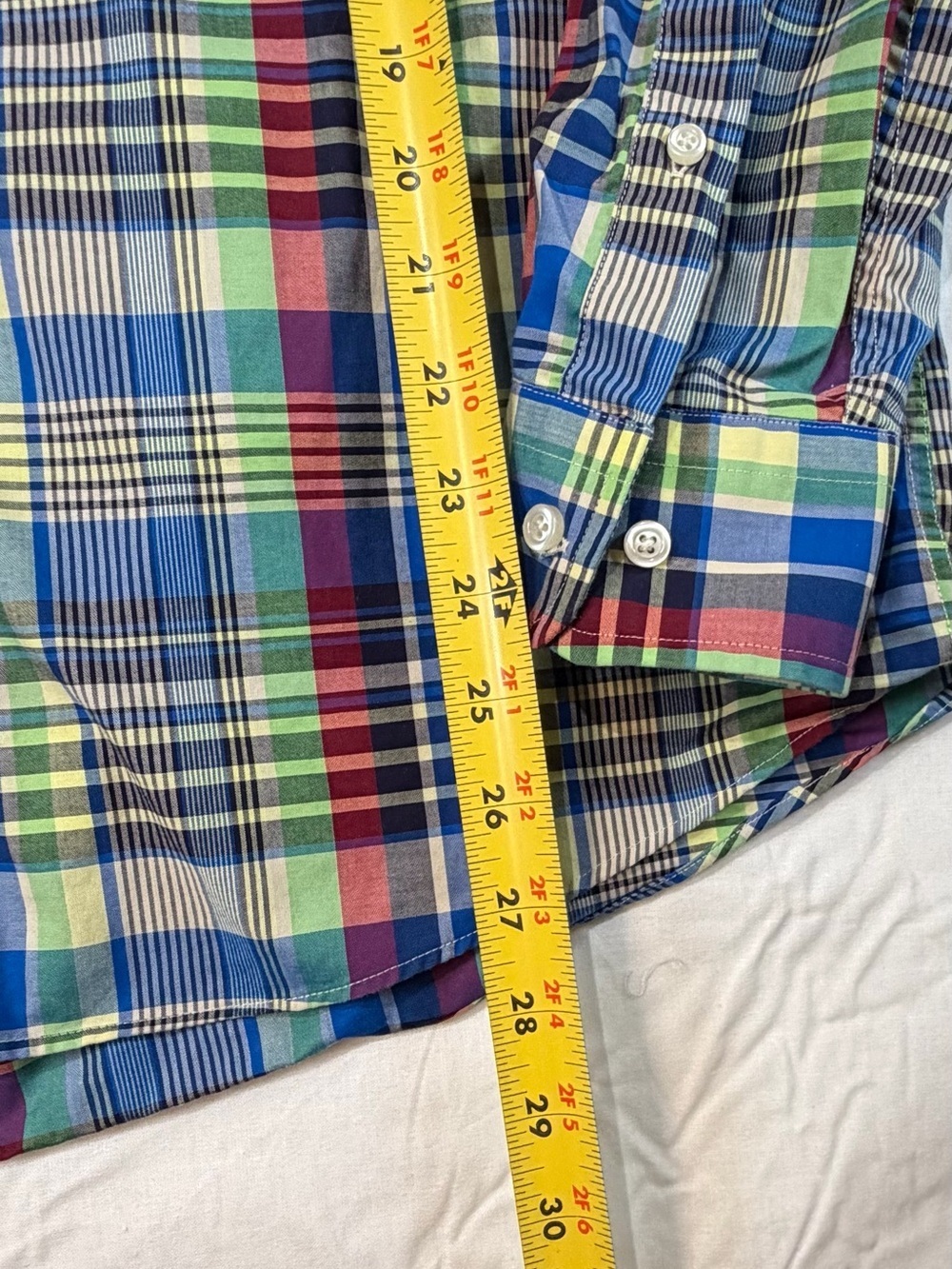 Jos. A. Bank Multicolor Plaid Button-Down Shirt executive collection - Picture 5 of 5